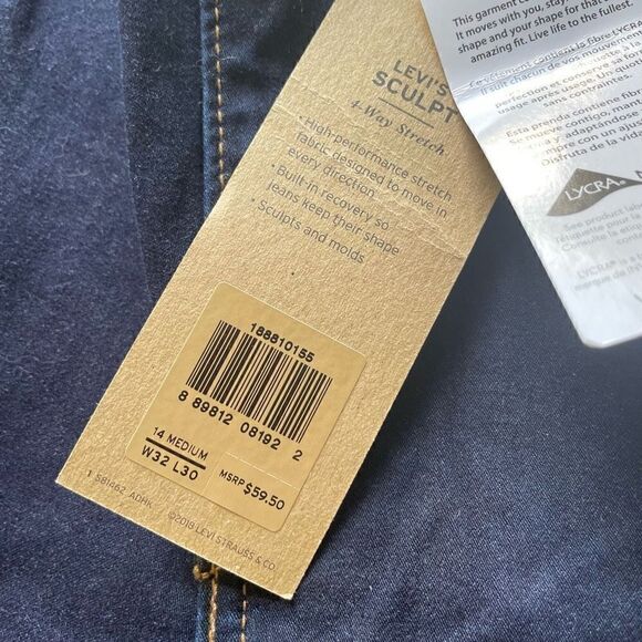 LEVI’S | dark blue 711 skinny fit 32 NWT - Picture 14 of 14